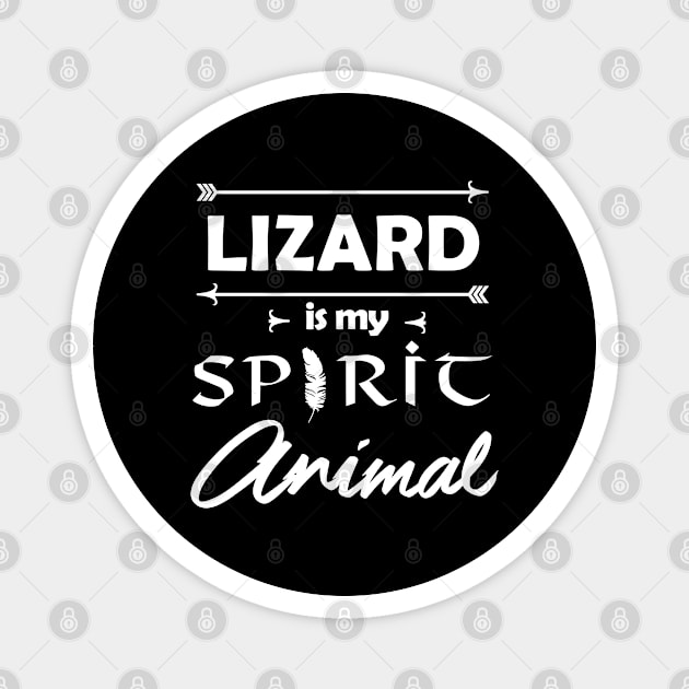 Lizard is My Spirit Animal Magnet by Sham